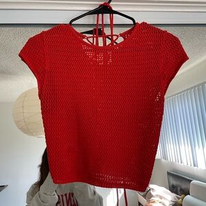 Reformation Crochet Top